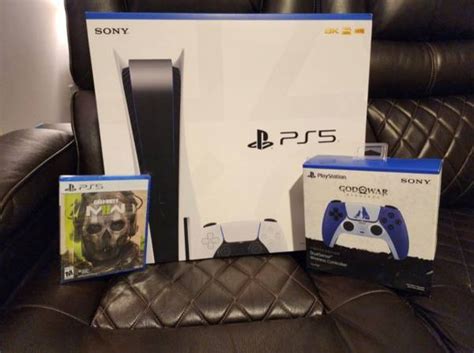 NEW SONY PLAYSTATION 5 PS5 1TB 3 GAMES CONTROLLER WARRANTY. . Craigslist ps5